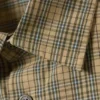 Kastiges Kurzarm-Hemd – kariert, beige Kastiges Kurzarm-Hemd – kariert, beige
