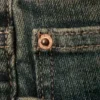 Katsumi Low Rise Slim Flared Leg Jeans – Desert Blue – Dunkelblau Katsumi Low Rise Slim Flared Leg Jeans – Desert Blue – Dunkelblau
