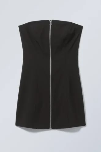 Klara Mini-Etuikleid – Schwarz