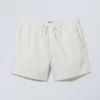 Klassische Oxford-Shorts – Staubweiß Klassische Oxford-Shorts – Staubweiß