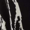 Klassischer Jacquard-Strick-Pullover mit Print – Schwarz – Iced Veins Klassischer Jacquard-Strick-Pullover mit Print – Schwarz – Iced Veins