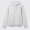 Klassischer Kapuzenpullover – Grau meliert Klassischer Kapuzenpullover – Grau meliert