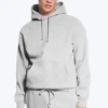 Klassischer Kapuzenpullover – Hellstaubgrau meliert Klassischer Kapuzenpullover – Hellstaubgrau meliert