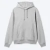 Klassischer Kapuzenpullover – Hellstaubgrau meliert Klassischer Kapuzenpullover – Hellstaubgrau meliert