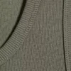 Klassisches geripptes Tanktop – Hellstaubiges Khaki-Grün Klassisches geripptes Tanktop – Hellstaubiges Khaki-Grün