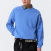 Klassisches Sweatshirt – Blau Klassisches Sweatshirt – Blau