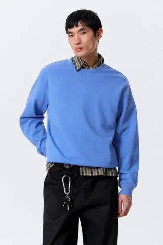 Klassisches Sweatshirt – Blau