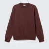 Klassisches Sweatshirt – Burgunderrot Klassisches Sweatshirt – Burgunderrot