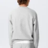Klassisches Sweatshirt – Grau meliert Klassisches Sweatshirt – Grau meliert