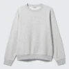 Klassisches Sweatshirt – Grau meliert Klassisches Sweatshirt – Grau meliert