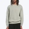 Klassisches Sweatshirt – Hellstaubiges Khaki-Grün Klassisches Sweatshirt – Hellstaubiges Khaki-Grün