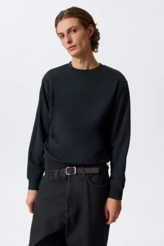 Klassisches Sweatshirt – Marineblau