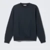 Klassisches Sweatshirt – Marineblau Klassisches Sweatshirt – Marineblau