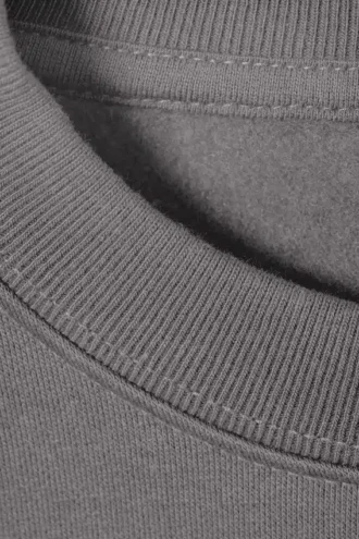 Klassisches Sweatshirt – Staubgrau