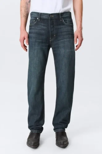 Klean Mid Rise Regular Straight Jeans – Deep Sea Blue – Dunkelblau