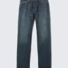 Klean Mid Rise Regular Straight Jeans – Deep Sea Blue – Dunkelblau Klean Mid Rise Regular Straight Jeans – Deep Sea Blue – Dunkelblau