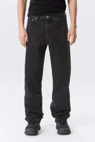 Klean Mid Rise Regular Straight Jeans – Tuned Black – Schwarz