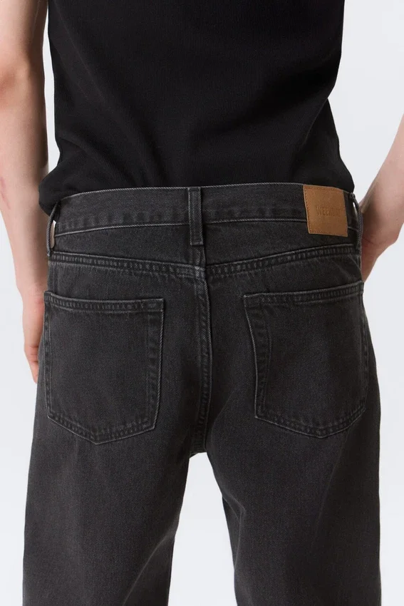 Klean Mid Rise Regular Straight Jeans – Tuned Black – Schwarz Klean Mid Rise Regular Straight Jeans – Tuned Black – Schwarz