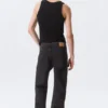 Klean Mid Rise Regular Straight Jeans – Tuned Black – Schwarz Klean Mid Rise Regular Straight Jeans – Tuned Black – Schwarz