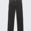 Klean Mid Rise Regular Straight Jeans – Tuned Black – Schwarz Klean Mid Rise Regular Straight Jeans – Tuned Black – Schwarz