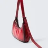 Kleine Handtasche aus Kunstleder – Rot Kleine Handtasche aus Kunstleder – Rot