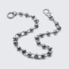 Klobige, geknotete Hosenkette – Silber Klobige, geknotete Hosenkette – Silber