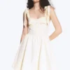 Korsettkleid – Staubweiß Korsettkleid – Staubweiß