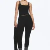 Kropptes Sport-Top – Schwarz Kropptes Sport-Top – Schwarz