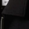Kurze Jacke aus Wollmischung – Schwarz Kurze Jacke aus Wollmischung – Schwarz