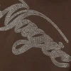 Kurzer Kapuzenpullover mit Reißverschluss – Dunkelbraun – Magic Kurzer Kapuzenpullover mit Reißverschluss – Dunkelbraun – Magic