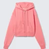 Kurzer Kapuzenpullover mit Reißverschluss – Rosa – Magic Kurzer Kapuzenpullover mit Reißverschluss – Rosa – Magic