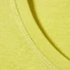 Kurzes bedrucktes T-Shirt aus gerippter Baumwolle – Hellgelb Kurzes bedrucktes T-Shirt aus gerippter Baumwolle – Hellgelb