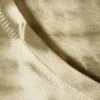 Kurzes bedrucktes T-Shirt aus gerippter Baumwolle – Khaki-Grün, Tie-Dye Kurzes bedrucktes T-Shirt aus gerippter Baumwolle – Khaki-Grün, Tie-Dye