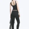 Kurzes Sporttop – Dunkelgrau Kurzes Sporttop – Dunkelgrau