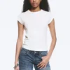 Kurzärmeliges Raglan-T-Shirt – Off-White Kurzärmeliges Raglan-T-Shirt – Off-White