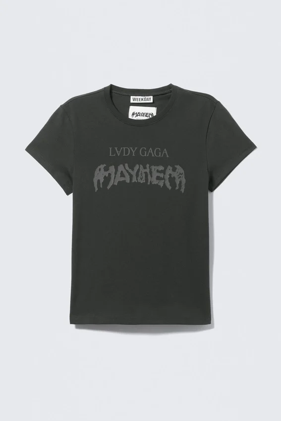 Lady Gaga Baby-T-Shirt – Off-Black Lady Gaga Baby-T-Shirt – Off-Black