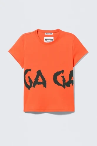 Lady Gaga Baby-T-Shirt – Orange