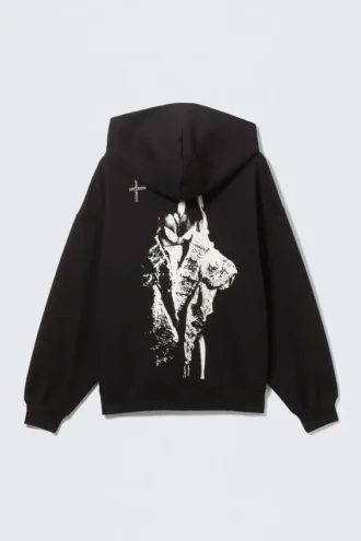 Lady Gaga Kapuzenpullover – Off-Black Lady Gaga Kapuzenpullover – Off-Black