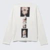 Lady Gaga Langarm-T-Shirt – Off-White Lady Gaga Langarm-T-Shirt – Off-White