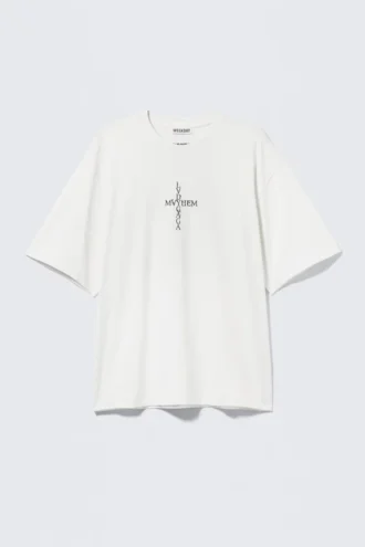 Lady Gaga Oversize-T-Shirt – Off-White