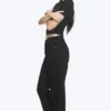 Laika Mid Rise Regular Straight Jeans – Black Rinse – Schwarz