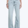 Laika Mid Rise Regular Straight Jeans – Dream Blue – Hellblau