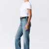 Laika Mid Rise Regular Straight Jeans – Radio Blue – Mittelblau