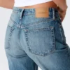 Laika Mid Rise Regular Straight Jeans – Radio Blue – Mittelblau