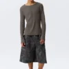 Langarm-Henley-T-Shirt – Dark Mole Langarm-Henley-T-Shirt – Dark Mole