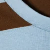 Langarmshirt aus Baumwolle – Blau/Braun gestreift Langarmshirt aus Baumwolle – Blau/Braun gestreift