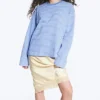 Langarmshirt aus Baumwolle – Blau/Weiß gestreift Langarmshirt aus Baumwolle – Blau/Weiß gestreift