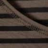 Langarmshirt aus Baumwolle – gestreift, dunkelbraun Langarmshirt aus Baumwolle – gestreift, dunkelbraun