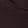 Langarmshirt aus Baumwolle – gestreift, dunkelrot Langarmshirt aus Baumwolle – gestreift, dunkelrot