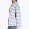 Langarmshirt aus Baumwolle – gestreift in Rosa/Blau Langarmshirt aus Baumwolle – gestreift in Rosa/Blau